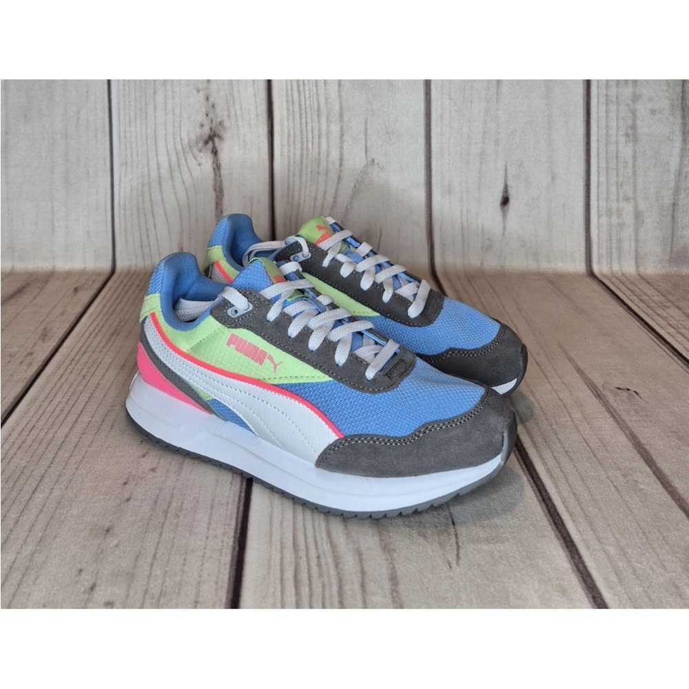 Puma Women's Size 7 City Rider Colorful Casual Shoes Lace Up Sneakers